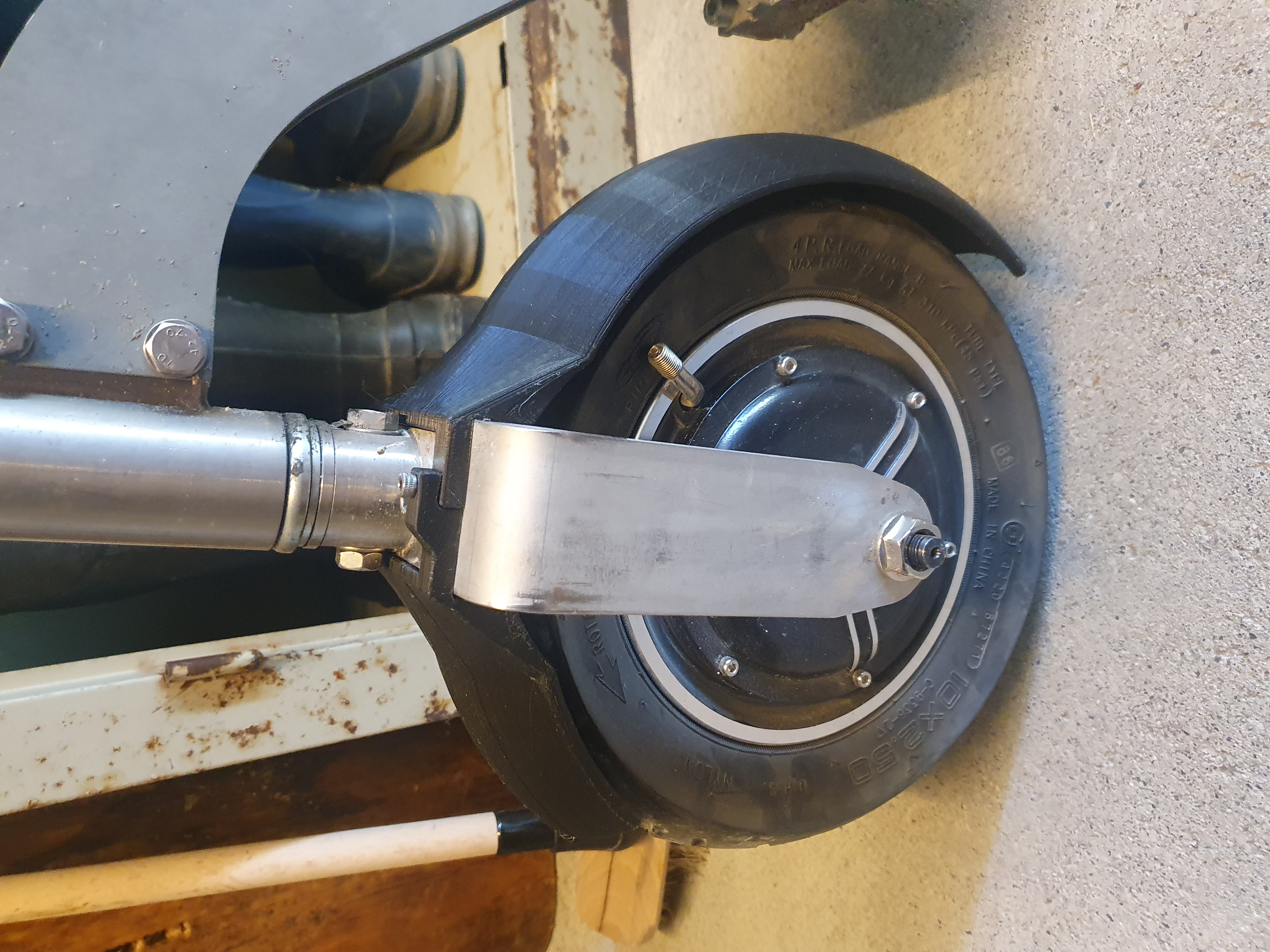 Installed hub motor